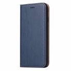 For iPhone SE 2022 / SE 2020 / 8 / 7 Fierre Shann PU Genuine Leather Texture Horizontal Flip Leather Case with Holder & Card Slots & Wallet(Blue) - 2