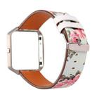 For Fitbit Blaze Leather Watch Band(Peony) - 1