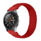 20mm Universal Nylon Weave Watch Band(Red) - 1