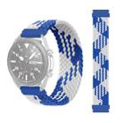 20mm Universal Nylon Weave Watch Band (Blue to white) - 1