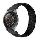 22mm Universal Nylon Weave Watch Band(Black) - 1