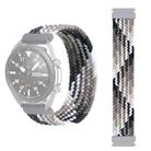 22mm Universal Nylon Weave Watch Band (Colorful Black) - 1