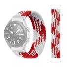 22mm Universal Nylon Weave Watch Band (Red to white) - 1