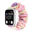 Flannel Hair Ring  Strap Watch Band For Apple Watch Series 8&7 41mm / SE 2&6&SE&5&4 40mm / 3&2&1 38mm(2) - 1