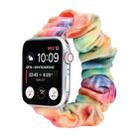 Flannel Hair Ring  Strap Watch Band For Apple Watch Series 8&7 41mm / SE 2&6&SE&5&4 40mm / 3&2&1 38mm(17) - 1