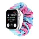 Flannel Hair Ring  Strap Watch Band For Apple Watch Series 8&7 41mm / SE 2&6&SE&5&4 40mm / 3&2&1 38mm(23) - 1
