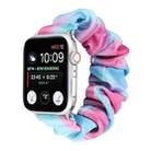 Flannel Hair Ring  Strap Watch Band For Apple Watch Series 9&8&7 41mm / SE 3&SE 2&6&SE&5&4 40mm / 3&2&1 38mm(23) - 1