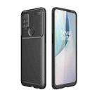 For OnePlus Nord N10 5G Carbon Fiber Texture Shockproof TPU Case(Black) - 1