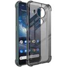 For Nokia 7.3 IMAK All-inclusive Shockproof Airbag TPU Case(Transparent Black) - 1