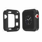 Frosted Protective Case For Apple Watch Series 6 & SE & 5 & 4 44mm(Black) - 1