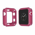 Frosted Protective Case For Apple Watch Series 6 & SE & 5 & 4 44mm(Rose Red) - 1