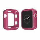 Frosted Protective Case For Apple Watch Series 6 & SE & 5 & 4 40mm(Rose Red) - 1