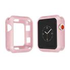 Frosted Protective Case For Apple Watch Series 3 & 2 & 1 38mm(Light Pink) - 1