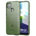 For Motorola Moto G9 Power Full Coverage Shockproof TPU Case(Army Green) - 1