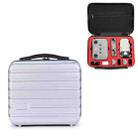 ls-S004 Portable Waterproof Drone Handbag Storage Bag for DJI Mavic Mini 2(Silver +Red Liner) - 1