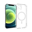 For iPhone 12 Pro Max All-inclusive Clear TPU Airbag Shockproof Magsafe Case(Transparent) - 1