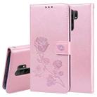 For Xiaomi Redmi 9 Rose Embossed Horizontal Flip PU Leather Case with Holder & Card Slots & Wallet(Rose Gold) - 1