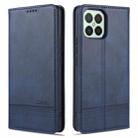 For Huawei Nova 8 SE AZNS Magnetic Calf Texture Horizontal Flip Leather Case with Card Slots & Holder & Wallet(Dark Blue) - 1