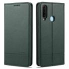 For vivo Y3s / Y17 AZNS Magnetic Calf Texture Horizontal Flip Leather Case with Card Slots & Holder & Wallet(Green) - 1