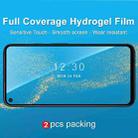 For Google Pixel 4a 5G 2 PCS IMAK Hydrogel Film III Full Coverage Screen Protector - 4