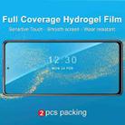 For Samsung Galaxy S20+ 2 PCS IMAK Hydrogel Film III Full Coverage Screen Protector - 4