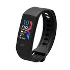 B6W 0.96 inch Color Screen Smart Bluetooth Watch, Support Sleep Monitor / Heart Rate Monitor / Blood Pressure Monitor / Temperature Measurement(Black) - 1