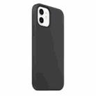 For iPhone 12 mini Magnetic Liquid Silicone Full Coverage Shockproof Magsafe Case with Magsafe Charging Magnet (Black) - 3