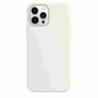 For iPhone 12 / 12 Pro Magnetic Liquid Silicone Full Coverage Shockproof Magsafe Case with Magsafe Charging Magnet(White) - 2