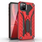 For iPhone 11 Pro Shockproof TPU + PC Protective Case with Holder(Red) - 1