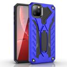 For iPhone 11 Pro Max Shockproof TPU + PC Protective Case with Holder(Blue) - 1