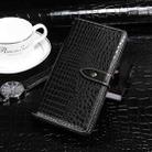 For ZTE Blade V2020 Smart idewei Crocodile Texture Horizontal Flip Leather Case with Holder & Card Slots & Wallet(Black) - 1
