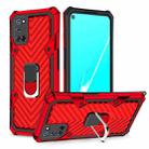 For OPPO A52 / A92 Cool Armor PC + TPU Shockproof Case with 360 Degree Rotation Ring Holder(Red) - 1