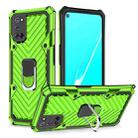 For OPPO A52 / A92 Cool Armor PC + TPU Shockproof Case with 360 Degree Rotation Ring Holder(Green) - 1