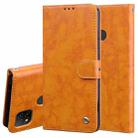 For Xiaomi Redmi 9C Business Style Oil Wax Texture Horizontal Flip Leather Case, with Holder & Card Slots & Wallet(Yellow) - 1