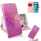 For Xiaomi Redmi 6 Pro Solid Color Colorful Magnetic Buckle Horizontal Flip PU Leather Case with Holder & Card Slots & Wallet & Lanyard(Pink) - 1