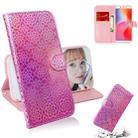 For Xiaomi Redmi 6 / 6A Solid Color Colorful Magnetic Buckle Horizontal Flip PU Leather Case with Holder & Card Slots & Wallet & Lanyard(Pink) - 1