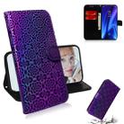 For Xiaomi  Redmi K20 / K20 Pro Solid Color Colorful Magnetic Buckle Horizontal Flip PU Leather Case with Holder & Card Slots & Wallet & Lanyard(Purple) - 1