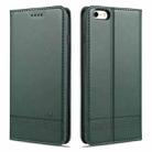 AZNS Magnetic Calf Texture Horizontal Flip Leather Case with Card Slots & Holder & Wallet For iPhone 6(Dark Green) - 1