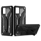 For vivo V20 Shockproof TPU + PC Protective Case with Holder(Black) - 1