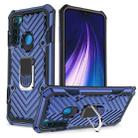 For Xiaomi Redmi Note 8 Cool Armor PC + TPU Shockproof Case with 360 Degree Rotation Ring Holder(Blue) - 1