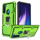 For Xiaomi Redmi Note 8 Cool Armor PC + TPU Shockproof Case with 360 Degree Rotation Ring Holder(Green) - 1