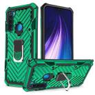 For Xiaomi Redmi Note 8 Cool Armor PC + TPU Shockproof Case with 360 Degree Rotation Ring Holder(Dark Green) - 1