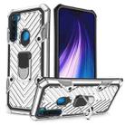 For Xiaomi Redmi Note 8 Cool Armor PC + TPU Shockproof Case with 360 Degree Rotation Ring Holder(Silver) - 1