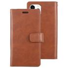 For iPhone 11 Pro MERCURY GOOSPERY MANSOOR Horizontal Flip Leather Case with Holder & Card Slots & Wallet(Brown) - 1