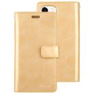 For iPhone 11 Pro MERCURY GOOSPERY MANSOOR Horizontal Flip Leather Case with Holder & Card Slots & Wallet(Gold) - 1