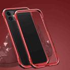 Shockproof Metal Protective Frame For iPhone 11(Red) - 1