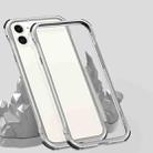 For iPhone 11 Shockproof Metal Protective Frame (Silver) - 1