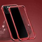 For iPhone 11 Pro Max Shockproof Metal Protective Frame (Red) - 1