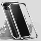 For iPhone 12 mini Shockproof Metal Protective Frame (Silver) - 1