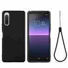 For Sony Xperia 5 II Pure Color Liquid Silicone Shockproof Full Coverage Case(Black) - 1